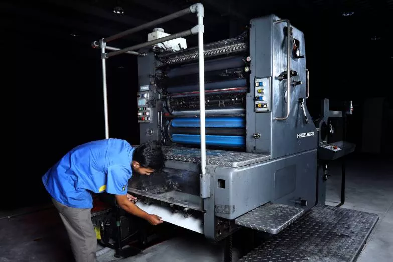 Printing machinery at Barotopa 3 of 11